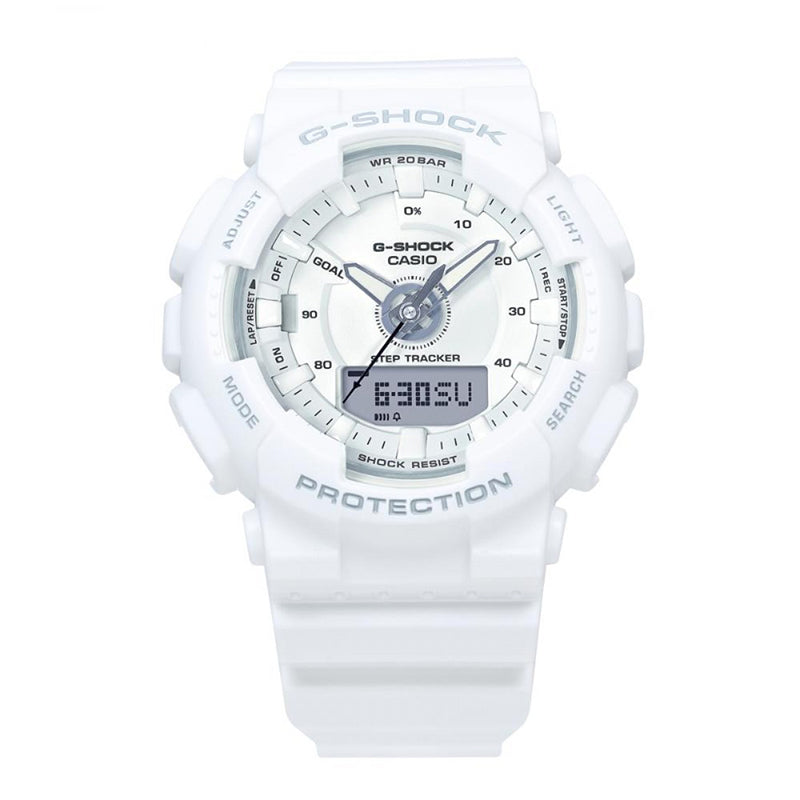 G-SHOCK WHITE STEP TRACKER WATCH