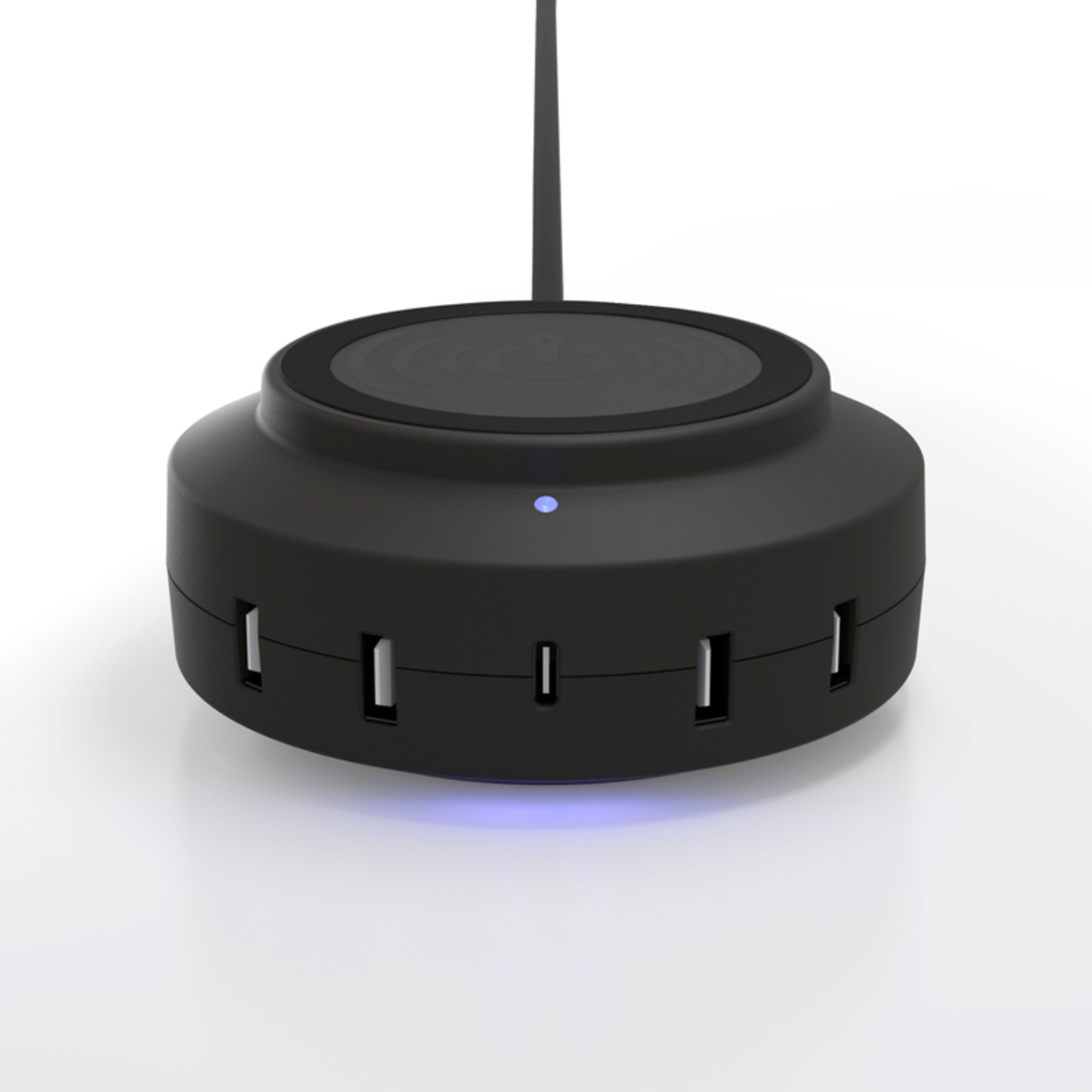 CHARGEHUB X5 ELITE 3005 5 PORT USB CHARGER - (BLACK)