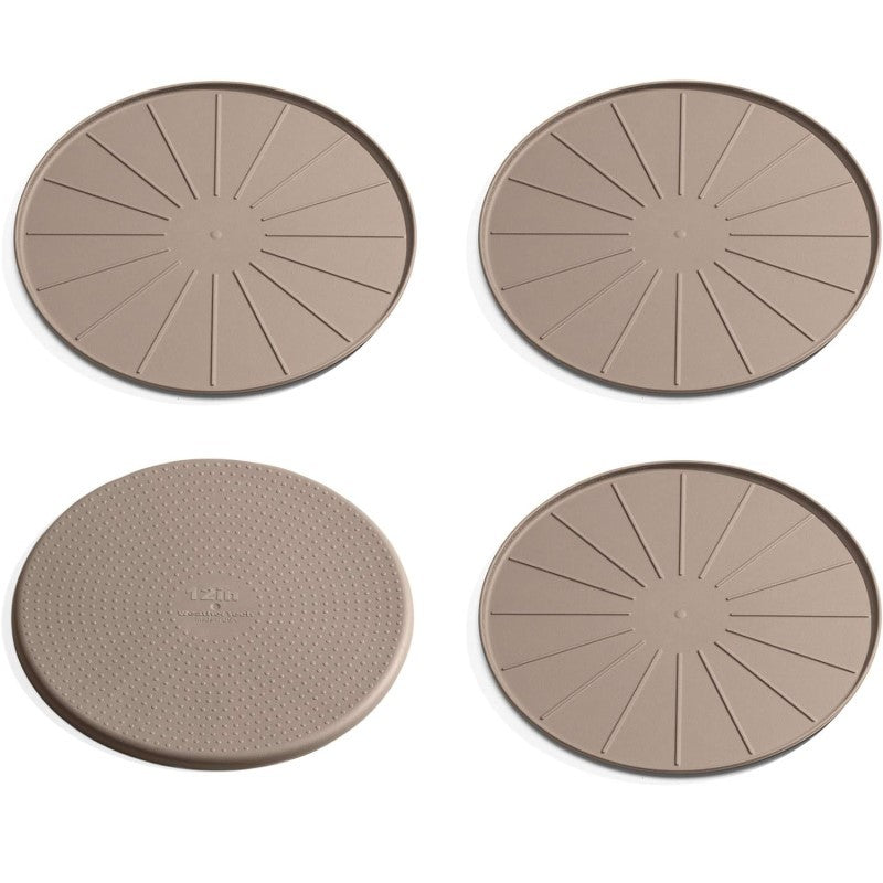 12 INCH ROUND COASTERS SET