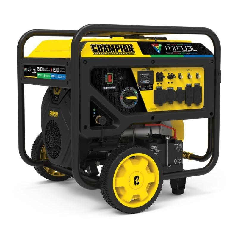 12,000 WATT TRI-GUEL GENERATOR W/ELECTRIC START