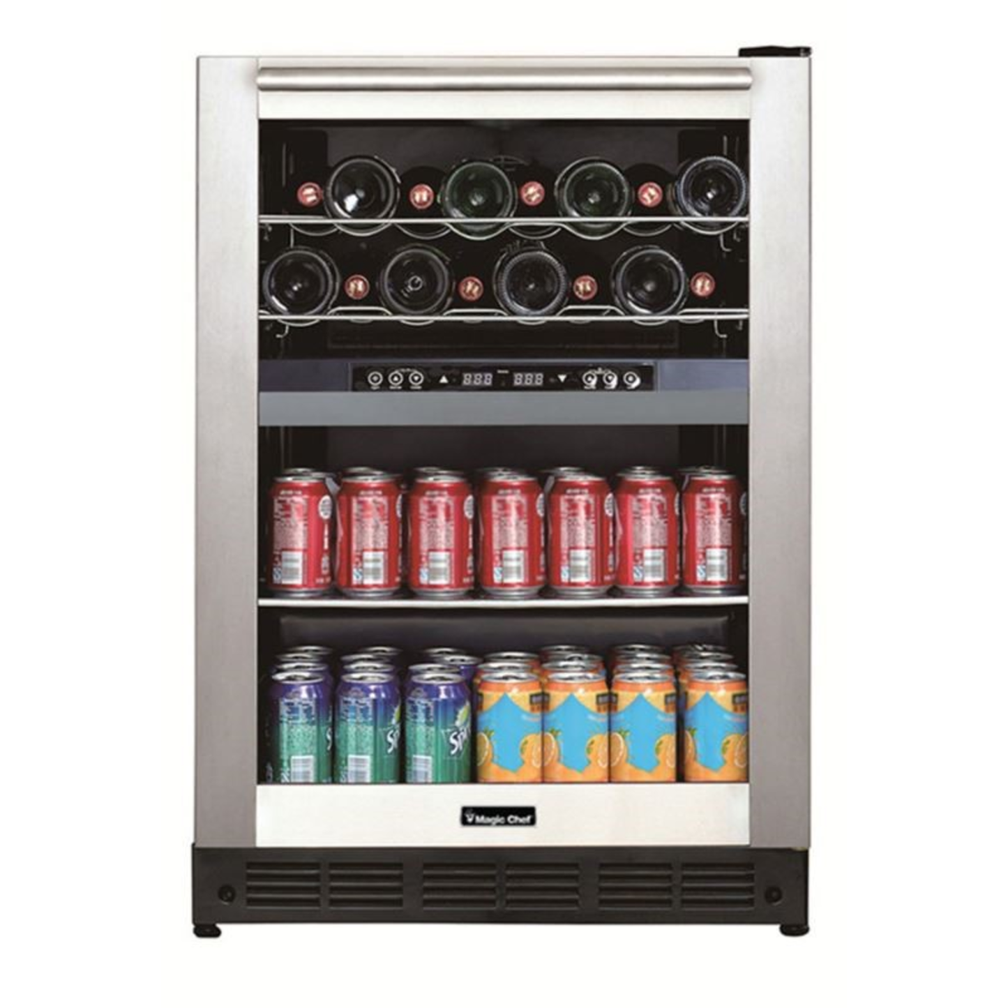 DUAL-ZONE BUILT-IN WINE AND BEVERAGE CENTER