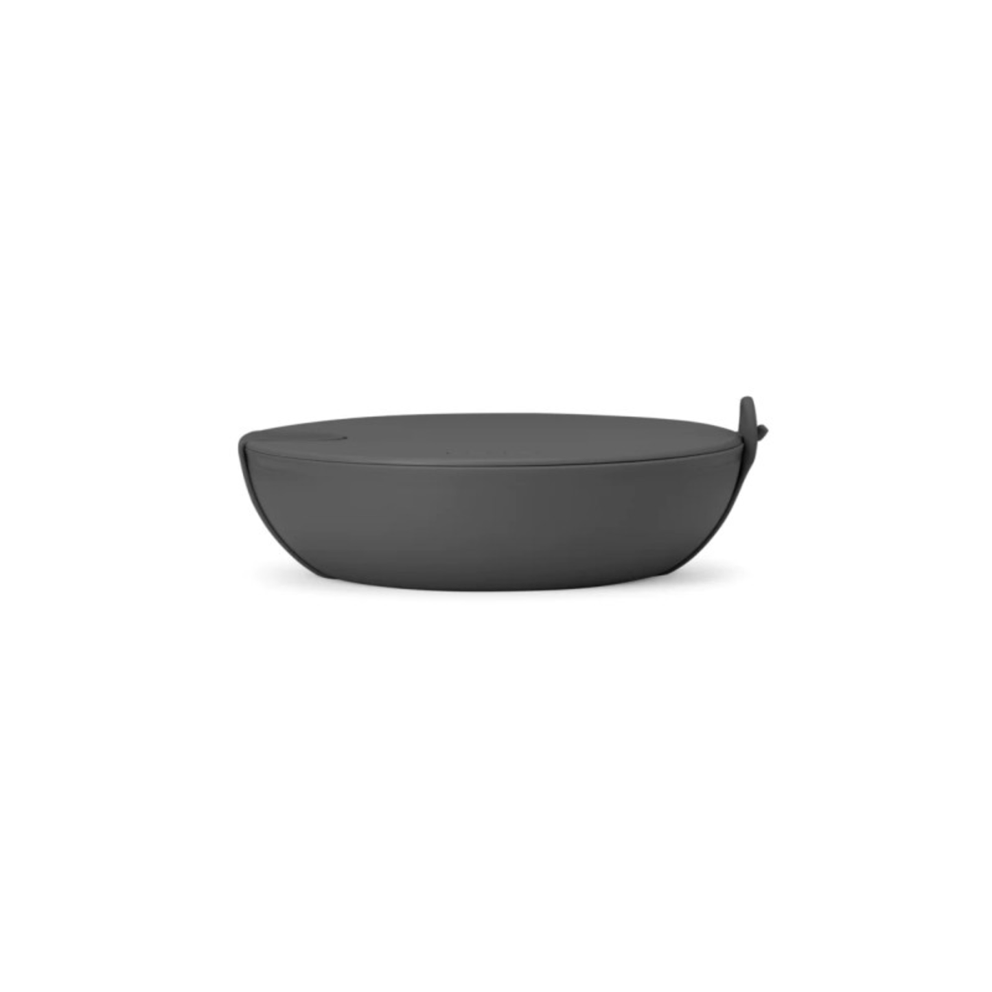2PC PLASTIC LUNCH BOWL SET - CHARCOAL