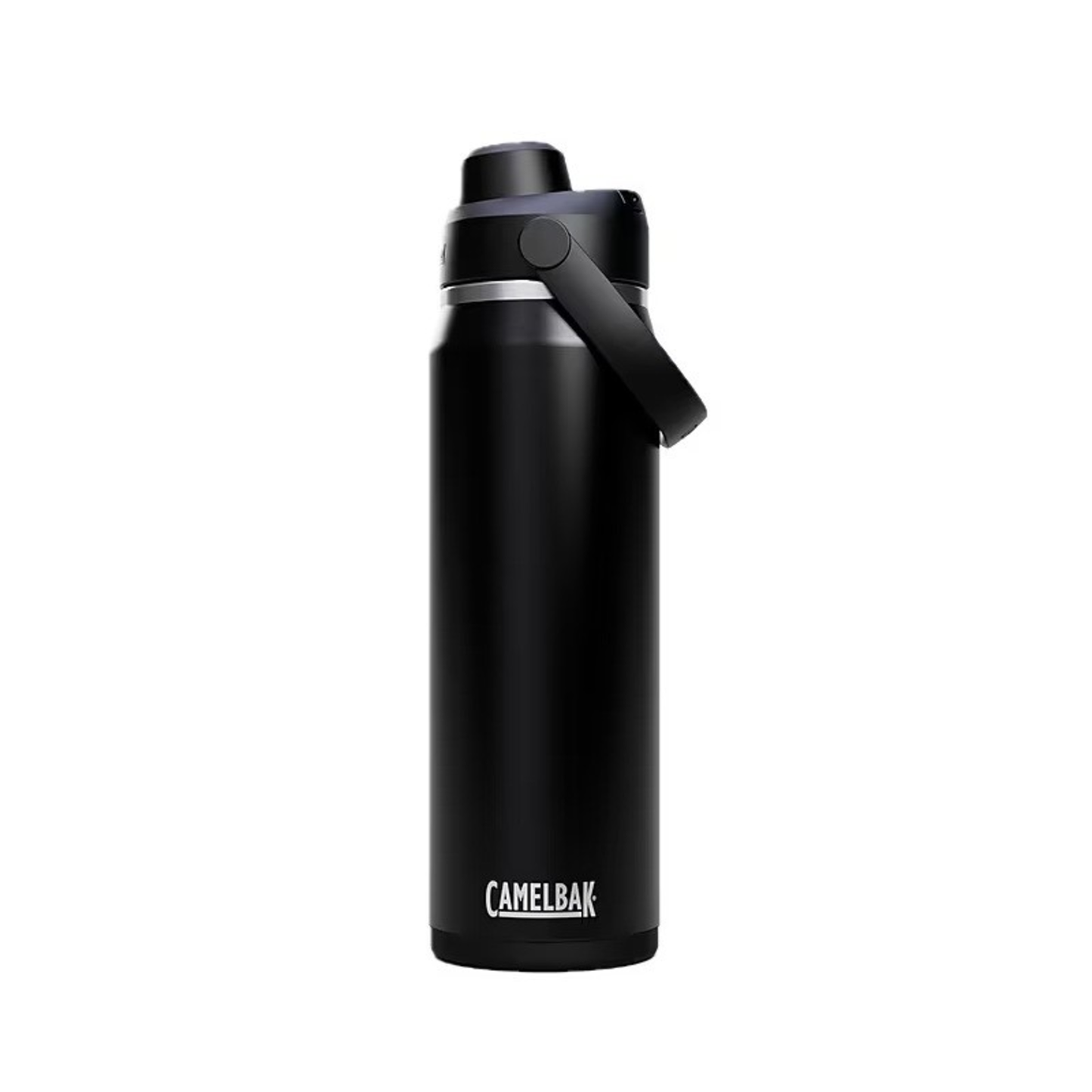 THRIVE CHUG STAINLESS STEEL VACUUM INSULATED WATER BOTTLE, 25 OZ., BLACK