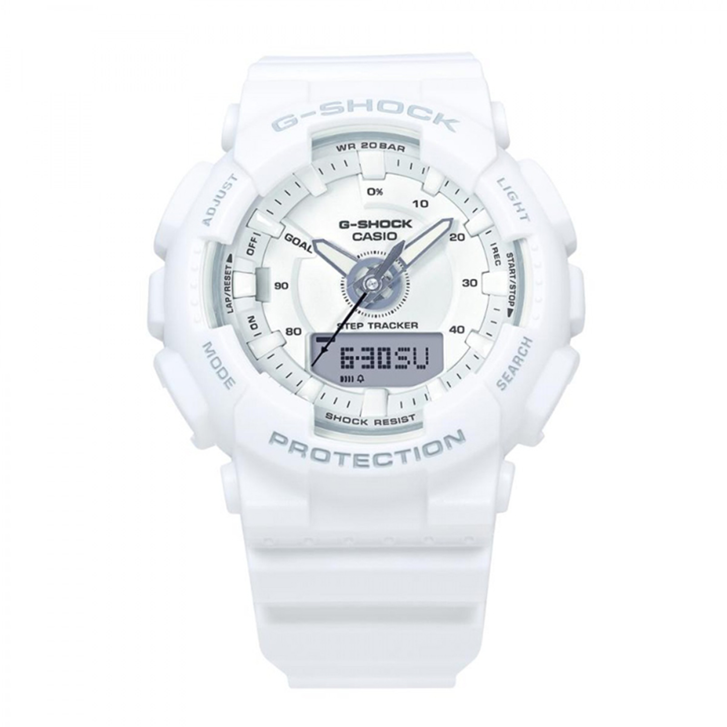 G-SHOCK WHITE STEP TRACKER WATCH