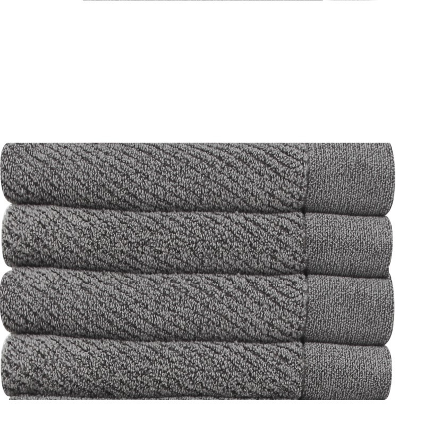 TAILORED 4PCS SET HAND TOWEL - (GREY)