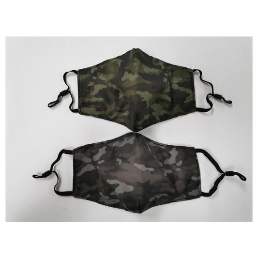 2 - PACK MENS FACE MASK - (CAMO)