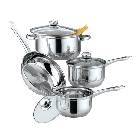 7 PIECE COOKWARE - (FAMILY SIZE)