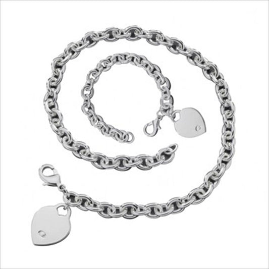 HEART TAG JEWELRY SET