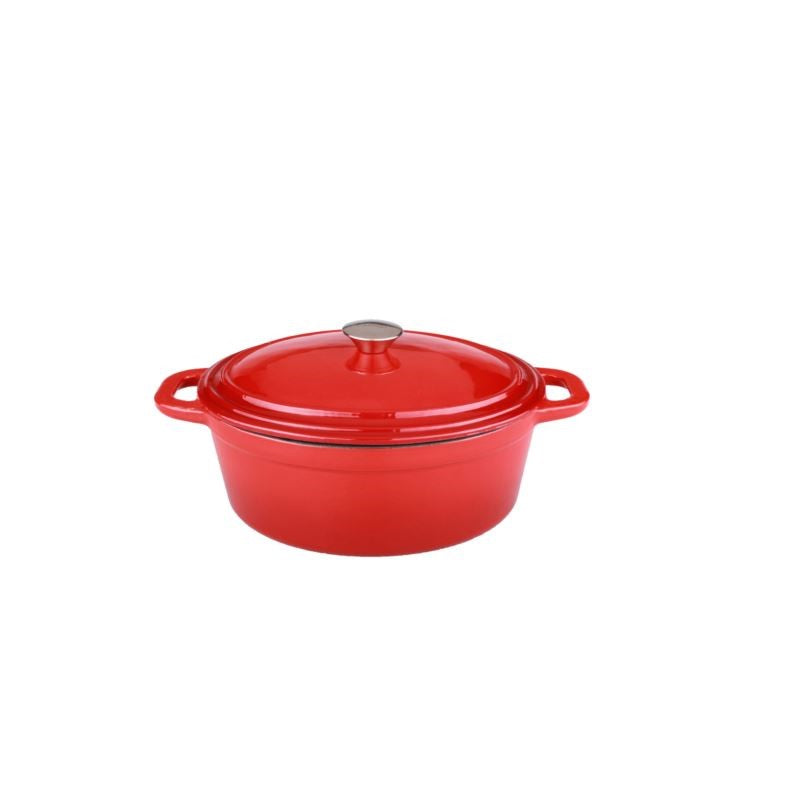 NEO CAST IRON OVAL COVERED CASSEROLE