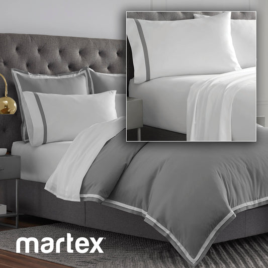 2000 SERIES ULTRA-SOFT MICRO BRUSHED KING DUVET COVER - (7PCS SET)