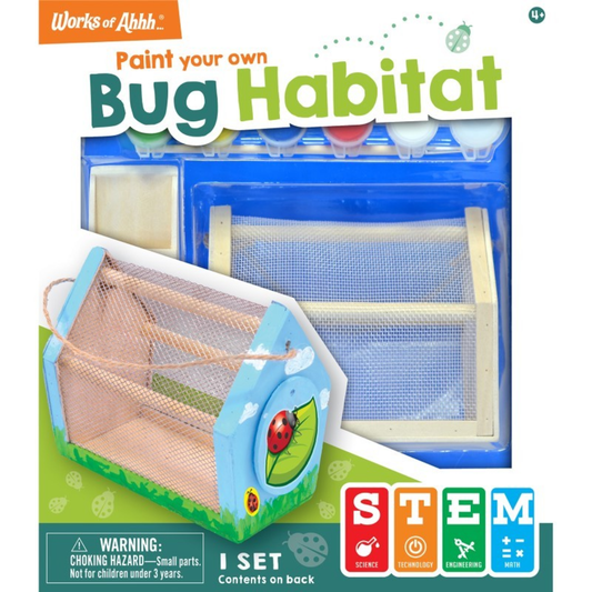 BUG HABITAT - CLASSIC WOOD PAINT KIT