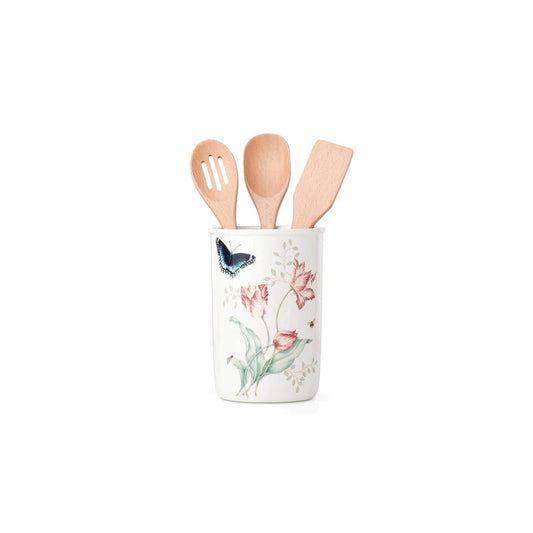 BUTTERFLY MEADOW UTENSIL JAR WITH UTENSILS