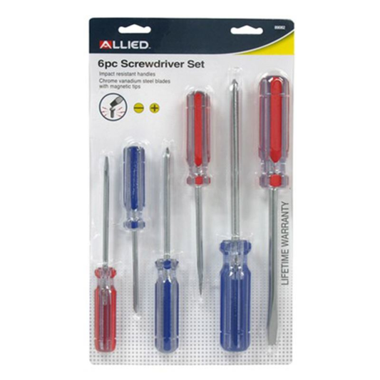 6 - PIECE SCREWDRIVER SET