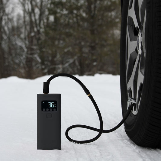 AIRPRO - PORTABLE AIR COMPRESSOR, 4,000MAH POWER BANK AND FLASHLIGHT BUNDLE