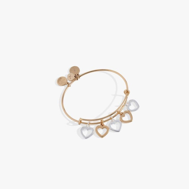 HEARTS MULTI-CHARM BANGLE