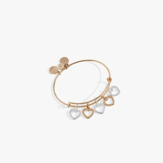 HEARTS MULTI-CHARM BANGLE