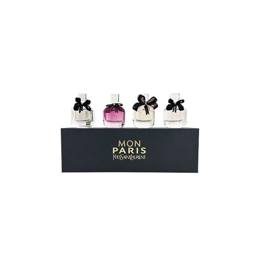 YSL MINIATURE (W) 4PCS 7.5ML SET: MON PARIS EDP2X/LUMIERE/INTENSEMENT EDP