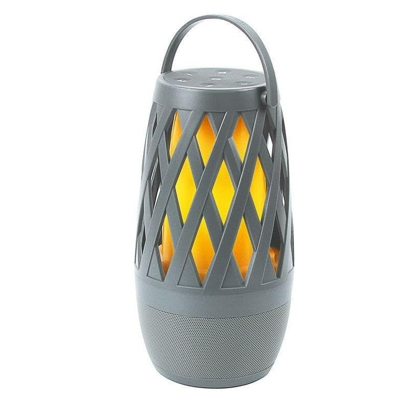 TIKITUNES PRO PORTABLE BLUETOOTH 10-WATT SPEAKER WITH LED FLAME LIGHT