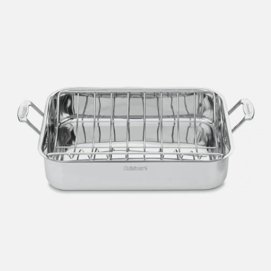 16" RECTANGULAR ROASTER W/RACK