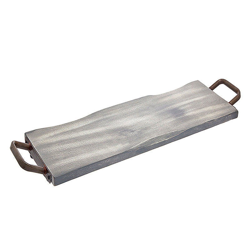26 - INCH WOOD METAL TRAY