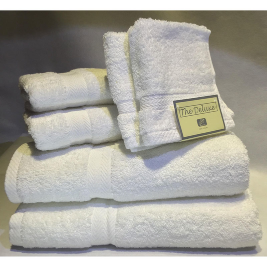 DELUXE TOWEL SET - (WHITE)