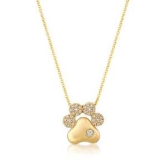 HONEY GOLD PENDANT NECKLACE