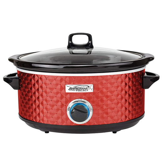 7 QUART - SLOW COOKER - (RED)
