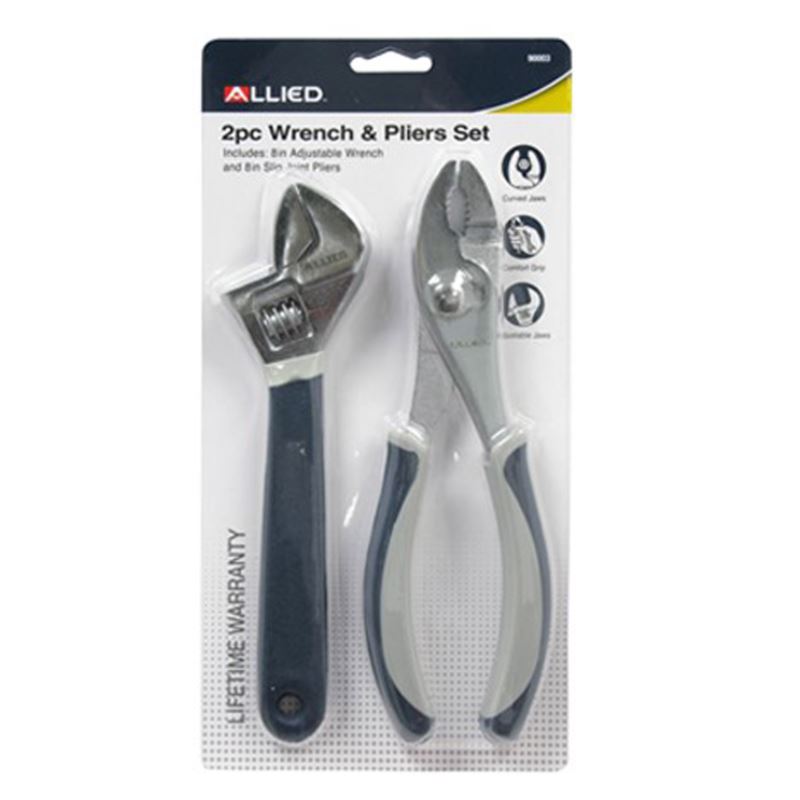 2 - PIECE WRENCH AND PLIERS SET