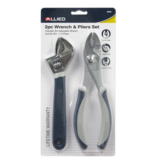 2 - PIECE WRENCH AND PLIERS SET