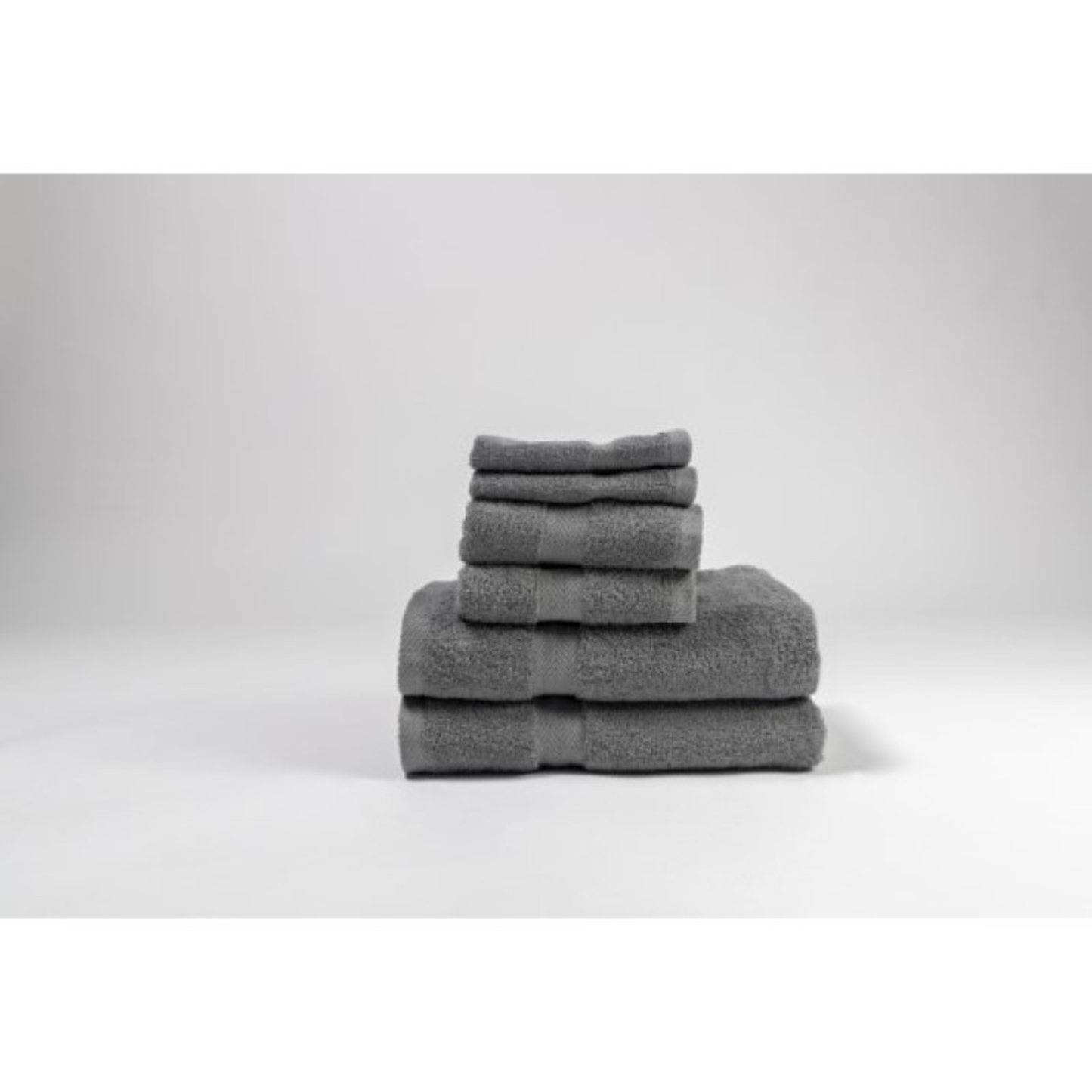 DELUXE 6 PIECE TOWEL SET - (FROST)