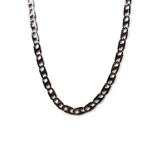 MENS FLAT MARINA LINK CHAIN NECKLACE