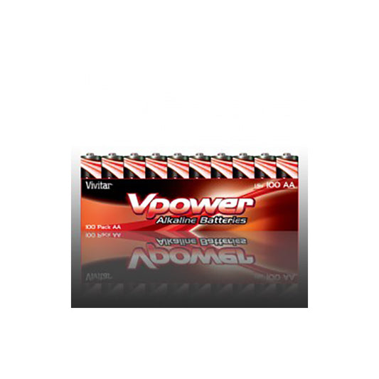 AA BATTERIES ALKALINE - (100 COUNT)