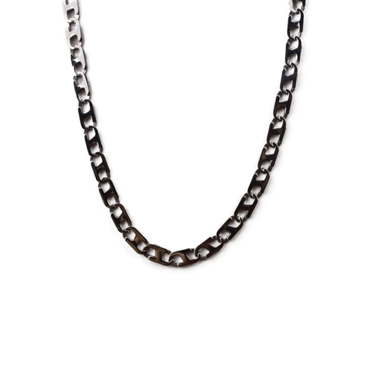 MENS FLAT MARINA LINK CHAIN NECKLACE