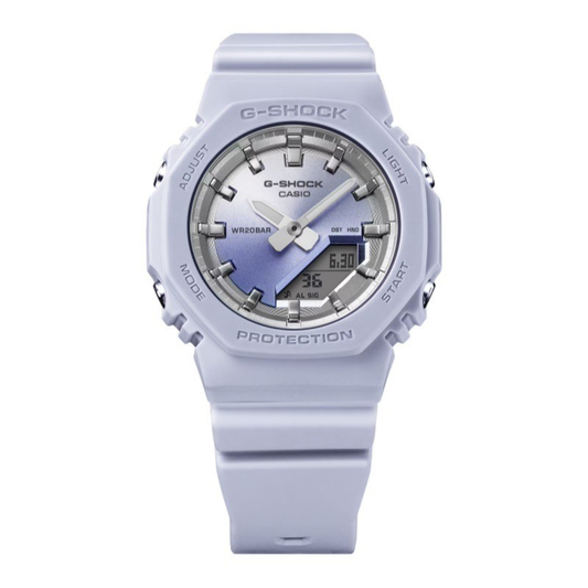 LAVENDER SUNSET GLOW: LIGHT BLUE WATCH
