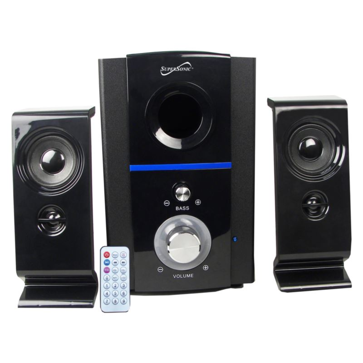 BLUETOOTH MULTIMEDIA SPEAKER SYSTEM 25W WITH REMOTE