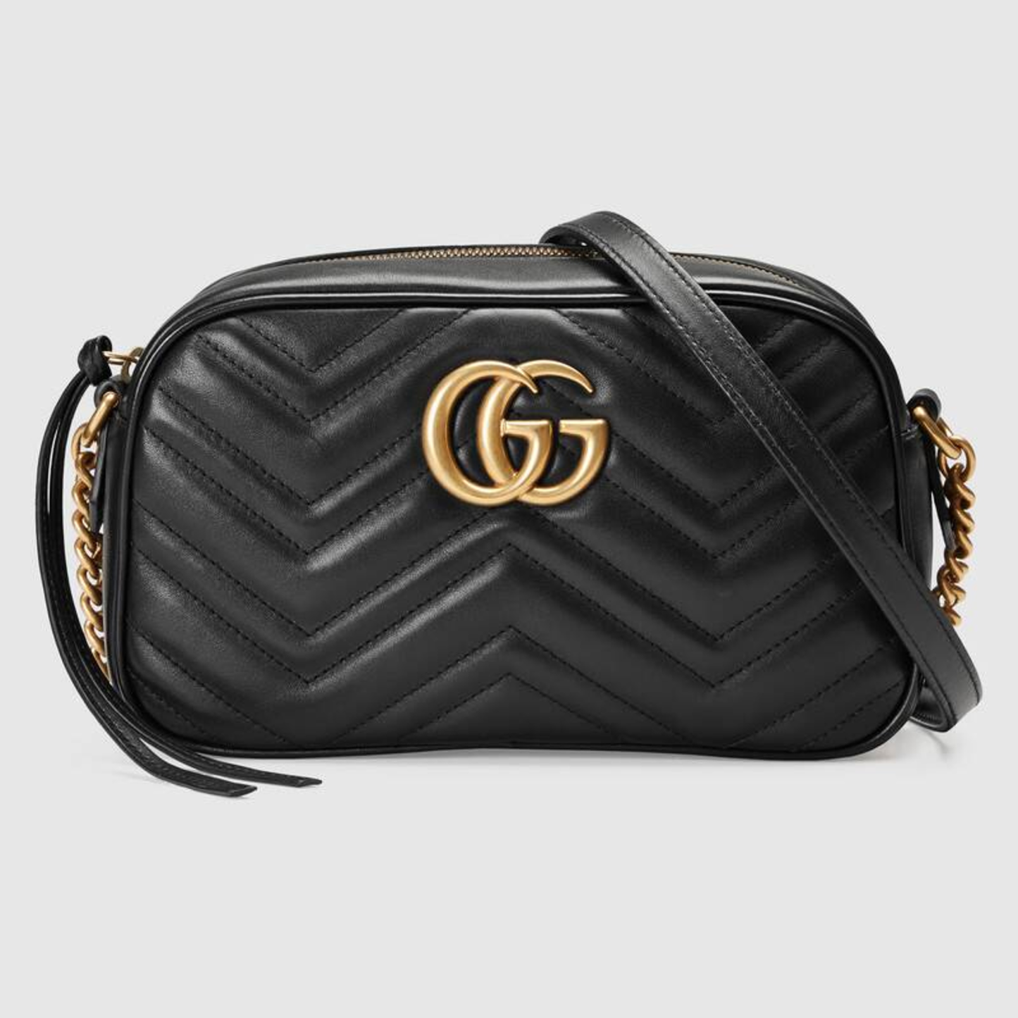 MARMONT SMALL MATELASSE BAG -BLACK