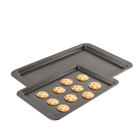 2 PIECE NONSTICK BAKING SHEET