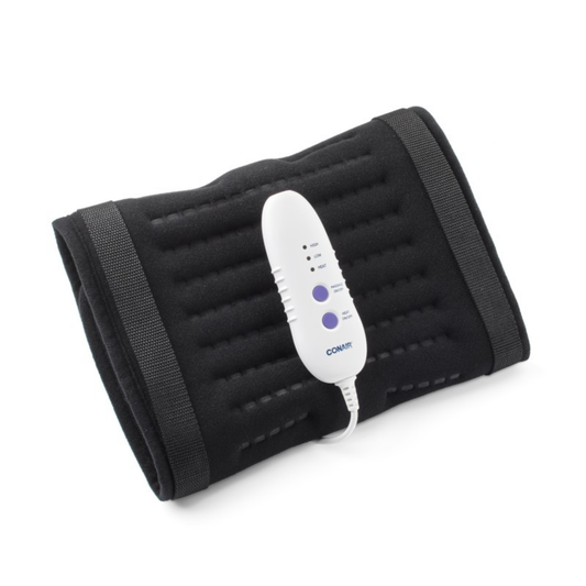 THERMALUXE MASSAGING HEATING PAD - (BLACK)